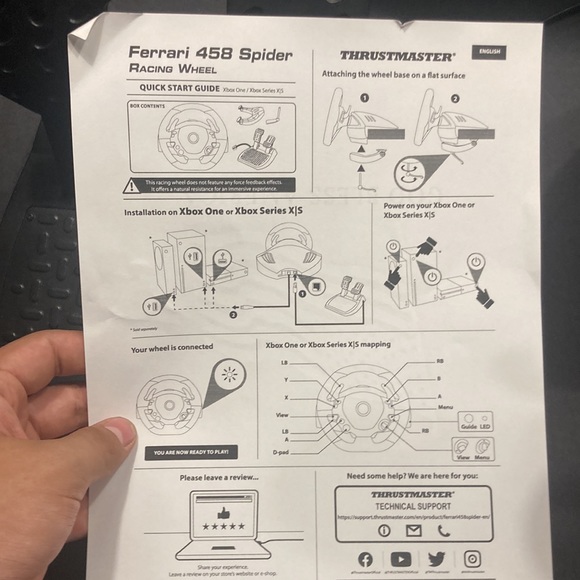 Xbox Ferrari wheel - Picture 6 of 6